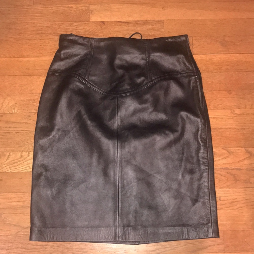 NWT Leather Express Skirt